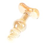 Three Ball Glass Anal Plug - Image 5
