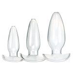 Glass Crystal Hollow Anal Trainer Butt Plug - Image 6
