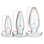 Glass Crystal Hollow Anal Trainer Butt Plug - Image 5