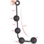 Four Balls Silicone Anal Beads - Image 4