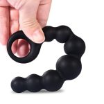 Butt Plug Anal Beads with Safe Pull Ring - Image 2