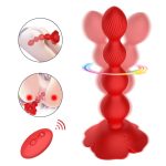 Rose Rotating Beads Anal Butt Plug - Image 4