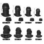 Silicone Hollow Anal Plug With Stopper - Image 8