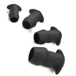 Silicone Hollow Anal Plug With Stopper - Image 3