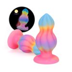 Luminous Mixed Color Butt Plug - Image 6