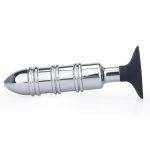 Silicone Suction Metal Butt Plug - Image 3