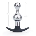 Silicone Anchor Metal Butt Plug - Image 2