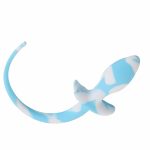 Dog Tail Silicone Butt Plug -Double Color - Image 3