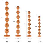 Overlength Liquid Silicone Round Beads Anal Plug - Image 11