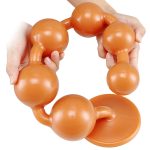 Overlength Liquid Silicone Round Beads Anal Plug - Image 12