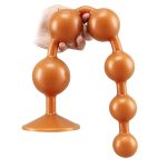 Overlength Liquid Silicone Round Beads Anal Plug - Image 14