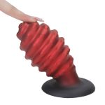 Spiral Silicone Dildo Anal Plug - Image 8