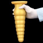 Unicorn Twisted Golden Butt Plug - Image 6