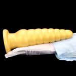 Unicorn Twisted Golden Butt Plug - Image 4