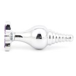 Cusp Head Butt Plug With Maple Leaves Diamond - Image 4