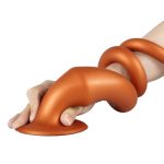 Long Tail Silicone Butt Plug With Scale - Image 8