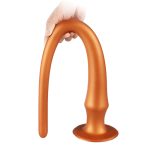 Long Tail Silicone Butt Plug With Scale - Image 3