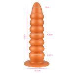 Suction Thread Soft Silicone Butt Plug - Image 2