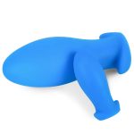 Dragon Egg Soft Silicone Butt Plug - Blue Color - Image 7