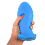 Dragon Egg Soft Silicone Butt Plug - Blue Color - Image 3