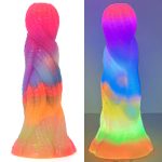Luminous Silicone Butt Plug - Snake - Image 6