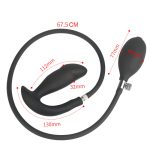 Inflatable Dildo Pump Penis Anal Butt Plug - Image 3