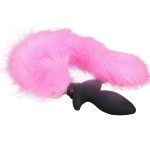 Swing and Vibrating Butt Plug with Fox Tail - Image 3