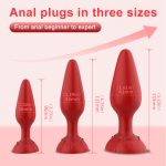 Rola Rose Anal Plug Three Piece Set - Image 8