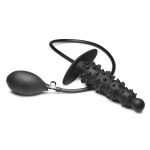 Ribbed Inflatable Anal Plug