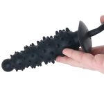 Ribbed Inflatable Anal Plug - Image 2