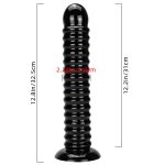 Big Worm Anal Beads - 12.8 inch - Image 9