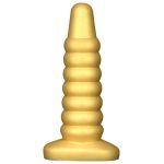 Golden Big Worm Anal Beads - Image 7