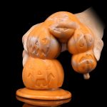 Halloween Pumpkin Stack Anal Beads - Image 3