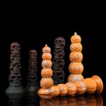 Halloween Pumpkin Stack Anal Beads - Image 5