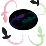 Dog Tail Silicone Butt Plug - Luminous - Image 6