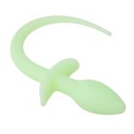 Dog Tail Silicone Butt Plug - Luminous - Image 3