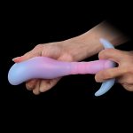 Glowing Mango Soft Silicone Butt Plug - Image 11