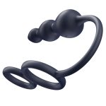 Double Cock Ring Anal Beads - Image 7
