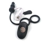 Double Cock Ring Anal Beads - Image 5