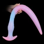 Eel Long Silicone Butt Plug - Luminous - Image 4