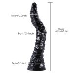 Unicorn 14.2" Silicone Butt Plug - Image 3