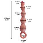 Vibrating Anal Dildo Beads 9.8 Inches
