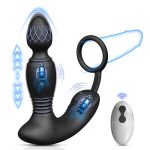 Prostate Rotation Anal Plug with Cock Ring - Image 2