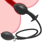 Inflatable Expanding Wearable Anal Plug