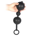 3 Balls Black Inflatable Anal Bead - Image 5