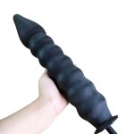 Large Latex Inflatable Rocket Anal Plug - Image 3