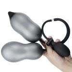 Double Head Inflatable Silicone Anal Plug - Image 6