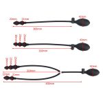 Double Head Inflatable Silicone Anal Plug - Image 2