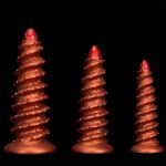 Screw Inspired Butt Plug With Bump - Image 9
