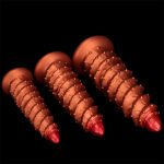 Screw Inspired Butt Plug With Bump